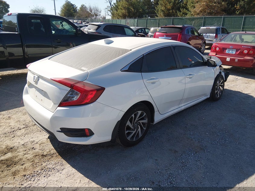 Vin: 19xfc2f70he047632, lot: 46951454, honda civic ex 20174