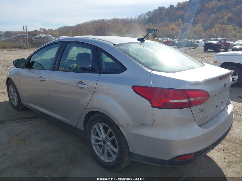 Vin: 1fadp3fe2jl215757, lot: 46951492, ford focus se 20183