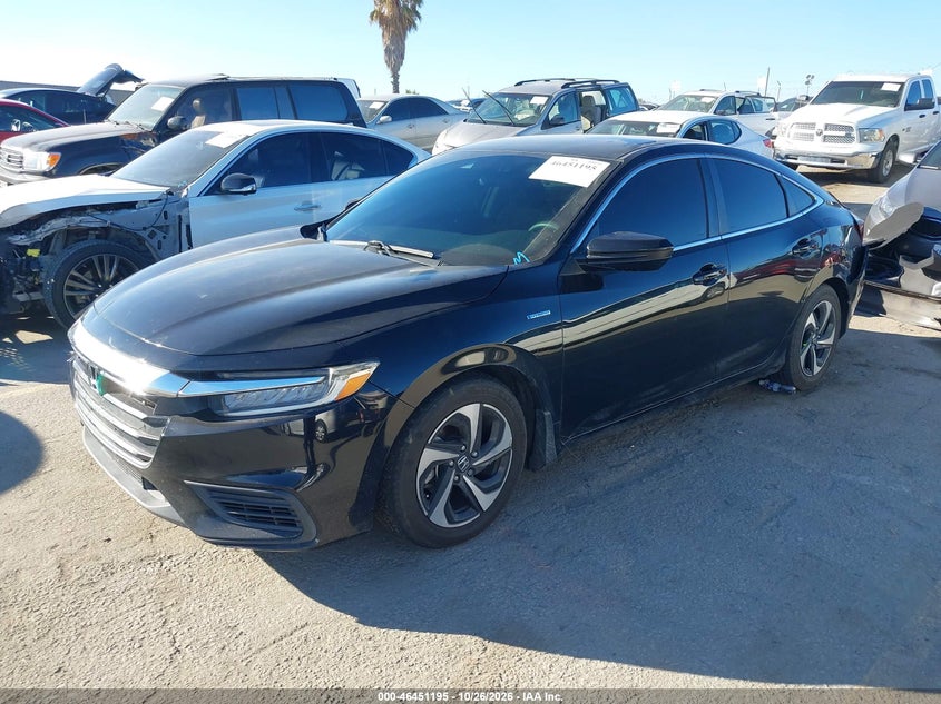 Vin: 19xze4f57me001324, lot: 46951571, honda insight ex 20212