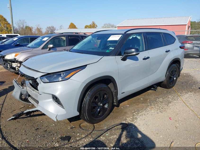Vin: 5tdkbrch9rs644700, lot: 46951675, toyota highlander hybrid xle nightshade 20242