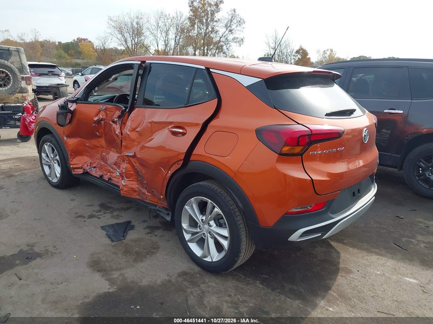 Vin: kl4mmbs2xnb021041, lot: 46951817, buick encore gx fwd preferred 20223
