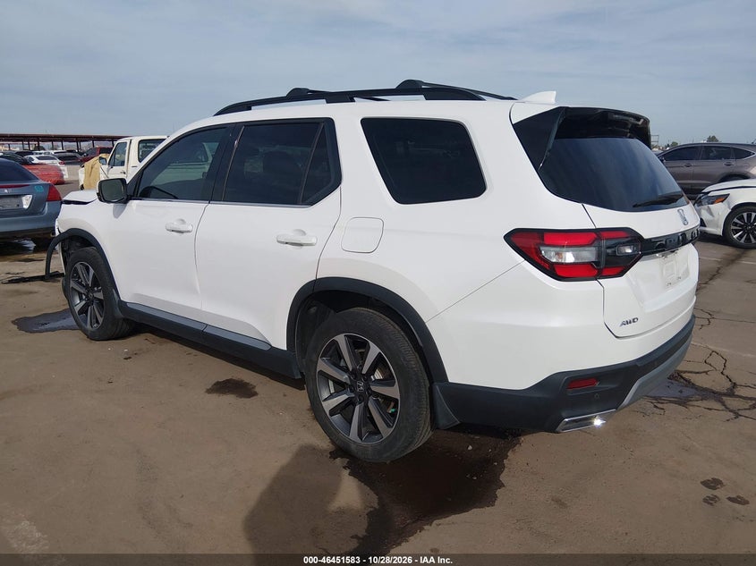 Vin: 5fnyg1h81sb029901, lot: 46951959, honda pilot elite 20253