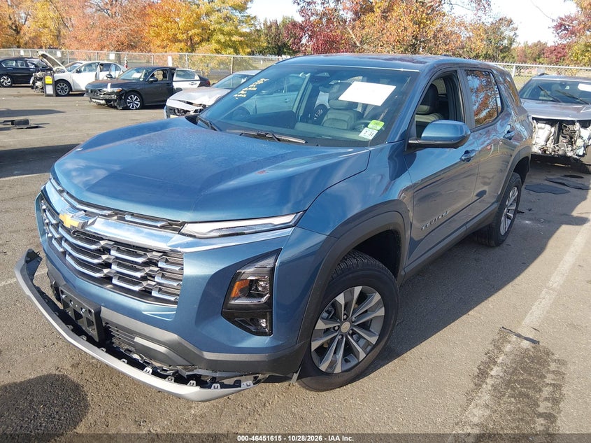 2026 Chevrolet Equinox Fwd Lt, Right Side, IAAI, VIN 3GNAXHEG8TL496037 — photo 2