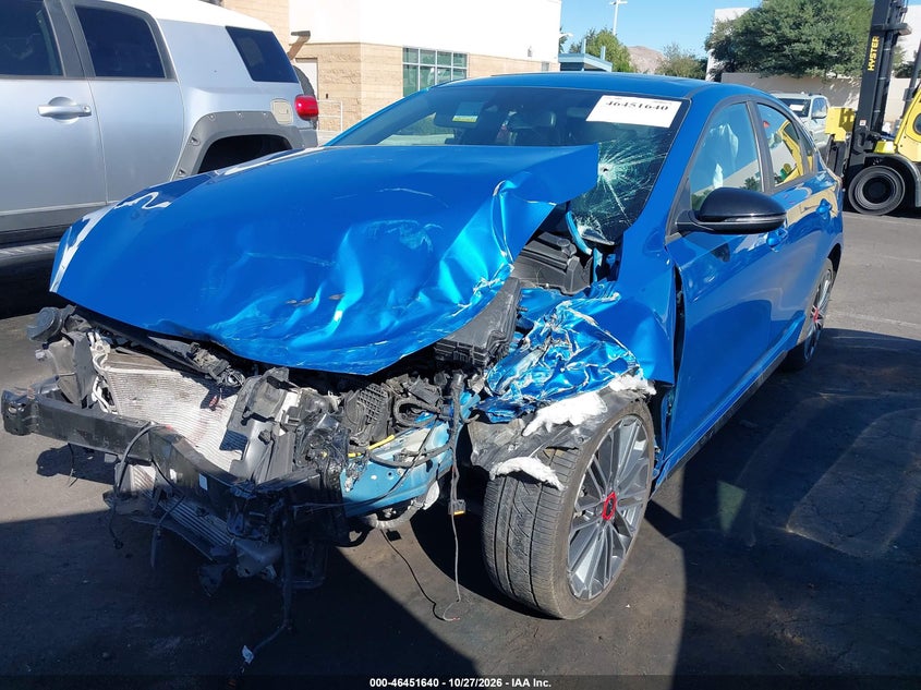 Vin: 3kpf44ac1pe610179, lot: 46952016, kia forte gt 20232
