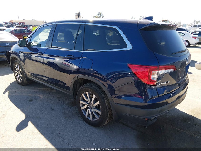 Vin: 5fnyf5h5xnb002684, lot: 46952371, honda pilot 2wd ex-l 20223