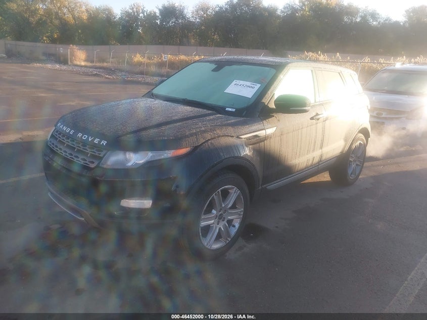 Vin: salvp2bg3ch687657, lot: 46952376, land rover range rover evoque pure plus 20122
