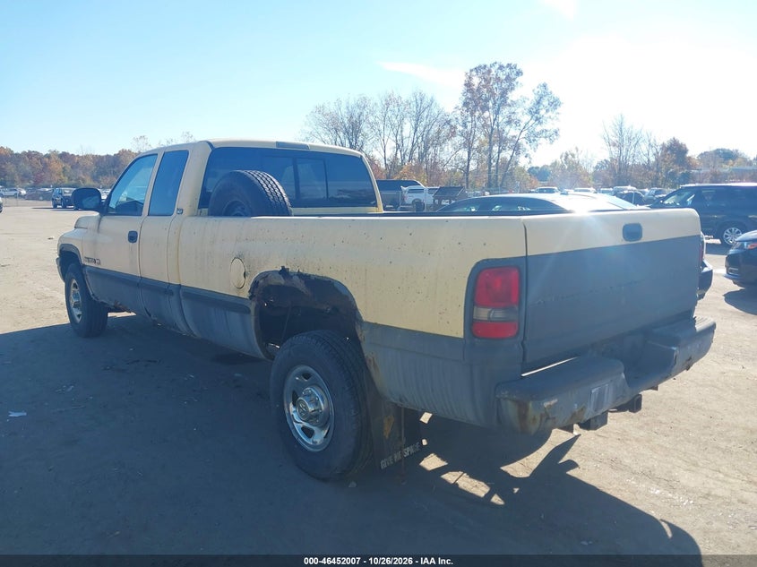 DODGE RAM 2500 1999 VIN 1B7KC23ZXXJ534374
