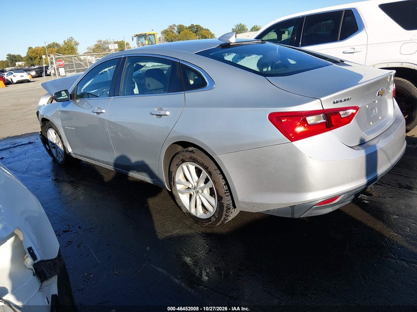 Vin: 1g1zd5st7jf245594, lot: 46952384, chevrolet malibu lt 20183