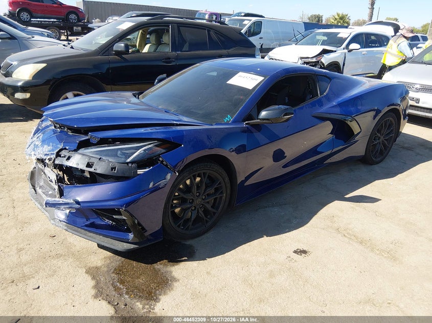 Vin: 1g1yc2d49s5109865, lot: 46952685, chevrolet corvette stingray rwd  3lt 20252