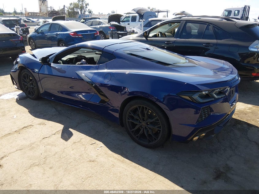Vin: 1g1yc2d49s5109865, lot: 46952685, chevrolet corvette stingray rwd  3lt 20253