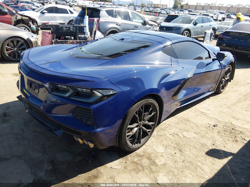 Vin: 1g1yc2d49s5109865, lot: 46952685, chevrolet corvette stingray rwd  3lt 20254
