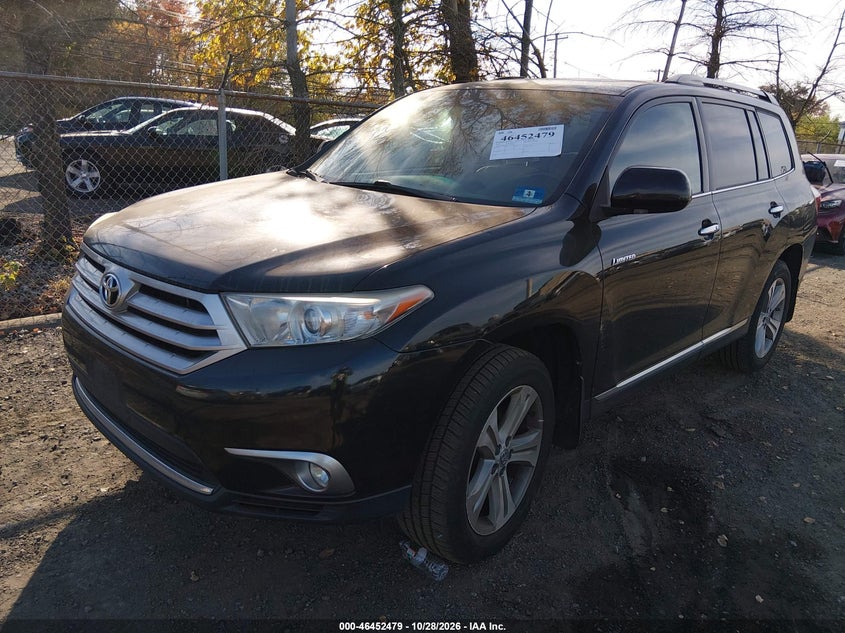 Vin: 5tddk3eh9cs154140, lot: 46952855, toyota highlander limited v6 20122