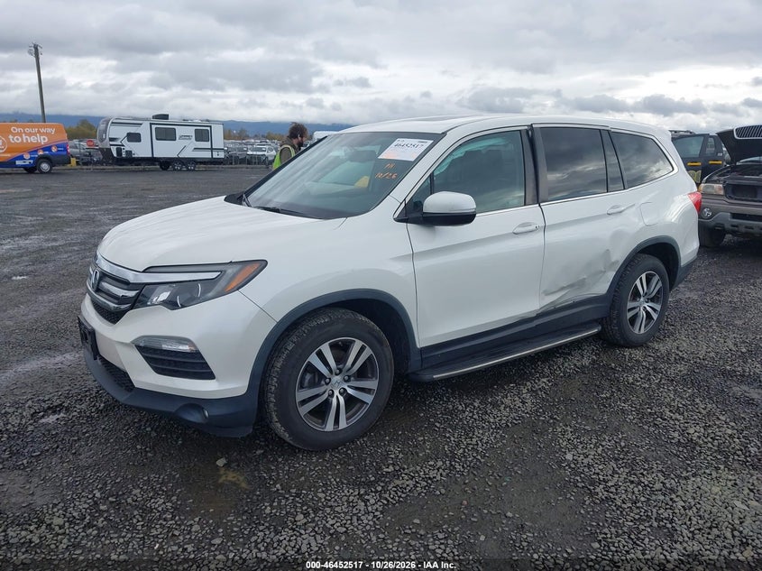 Vin: 5fnyf6h53jb061432, lot: 46952893, honda pilot ex-l 20182