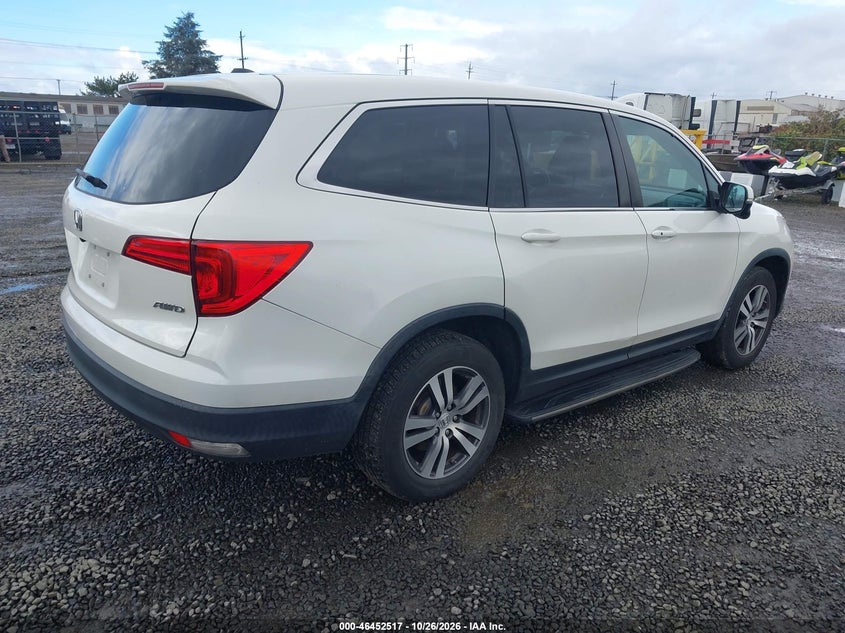 Vin: 5fnyf6h53jb061432, lot: 46952893, honda pilot ex-l 20184