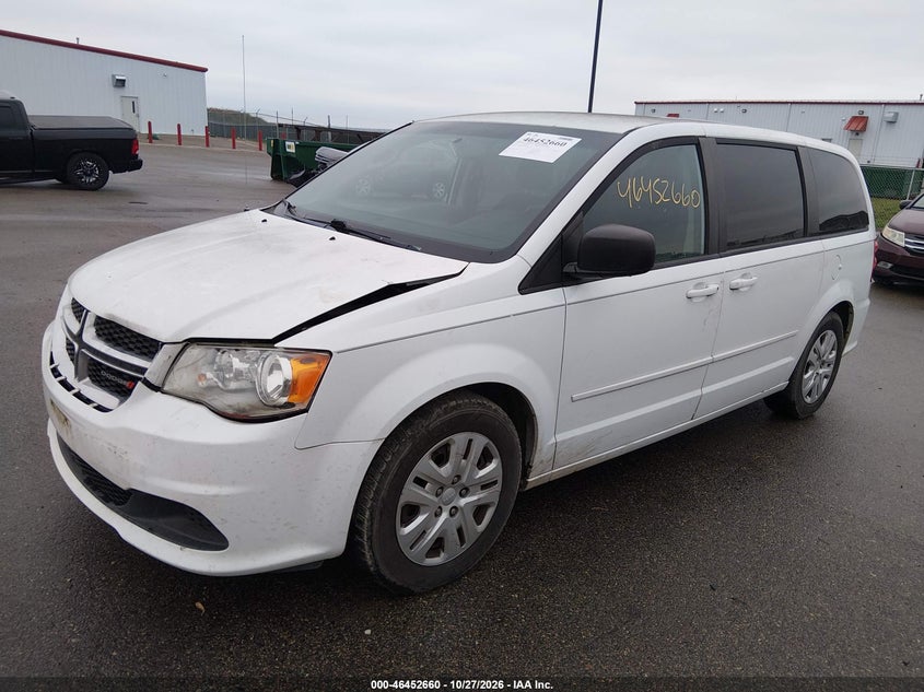 Vin: 2c4rdgbg5gr258691, lot: 46953036, dodge grand caravan se 20162
