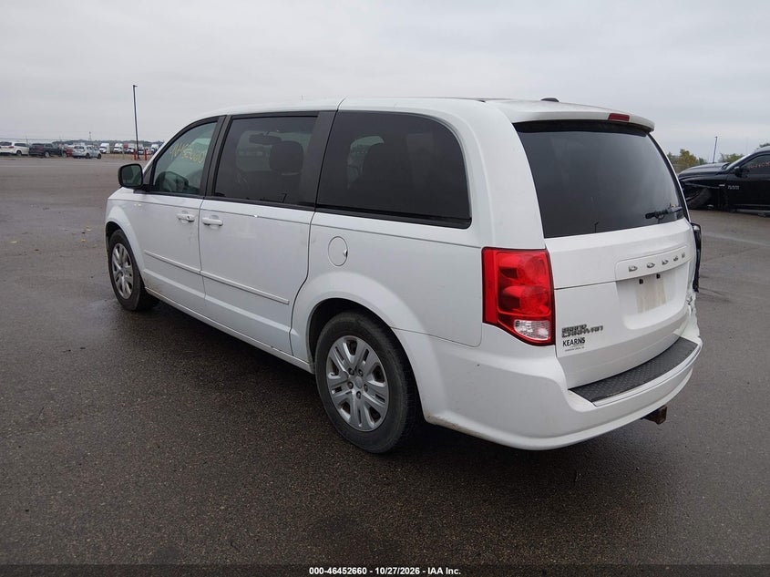 Vin: 2c4rdgbg5gr258691, lot: 46953036, dodge grand caravan se 20163