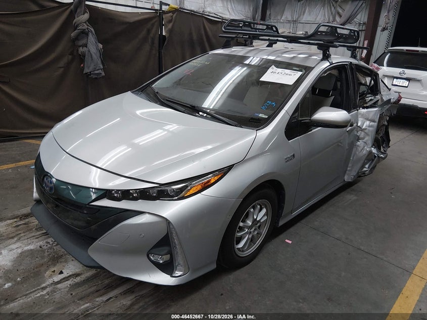 2019 Toyota Prius Prime Advanced, Left Side, IAAI, VIN JTDKARFP4K3107956 — photo 2