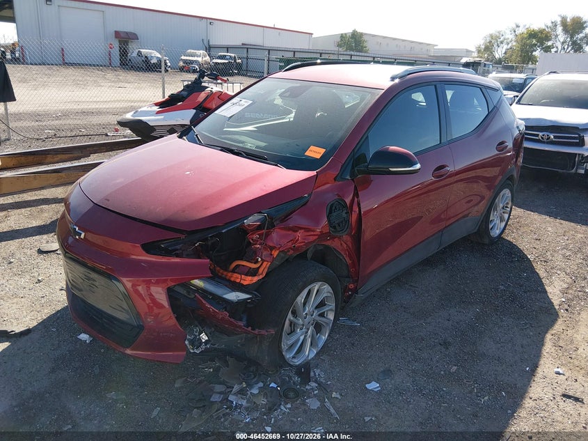 Vin: 1g1fy6s09p4188502, lot: 46953045, chevrolet bolt euv fwd lt 20232