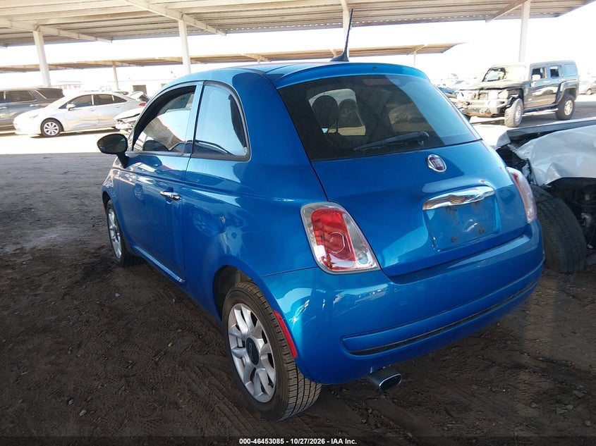 Vin: 3c3cffkr4ht699713, lot: 46953461, fiat 500 pop 20173