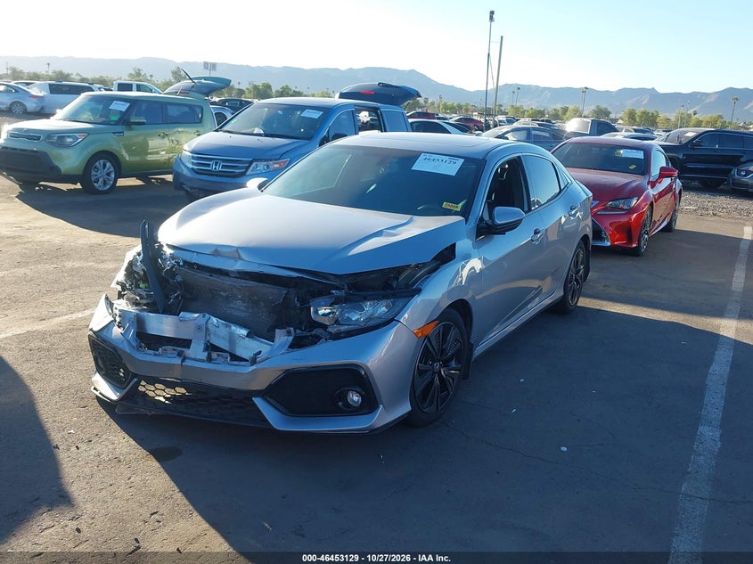 Vin: shhfk7h7xju212971, lot: 46953505, honda civic ex-l 20182