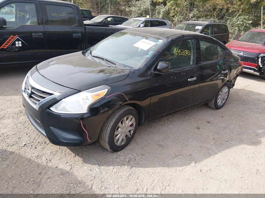 Vin: 3n1cn7ap7fl828886, lot: 46953959, nissan versa 1.6 sv 20152