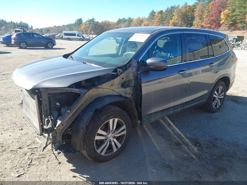 Vin: 5fnyf6h55jb028724, lot: 46953969, honda pilot ex-l 20182