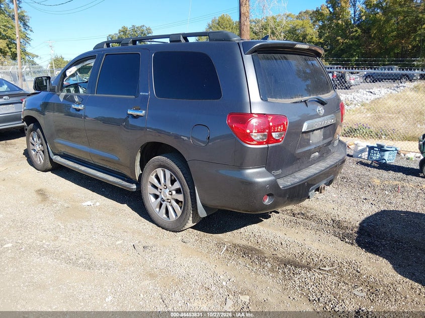 Vin: 5tdky5g11ds044086, lot: 46954207, toyota sequoia limited 5.7l v8 20133