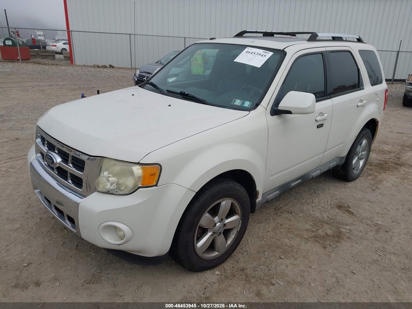 Vin: 1fmcu9eg5aka31791, lot: 46954321, ford escape limited 20102