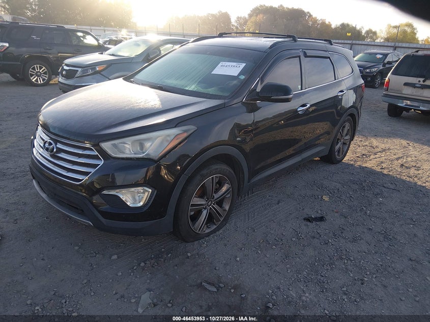 Vin: km8srdhf6du032623, lot: 46954329, hyundai santa fe limited 20132