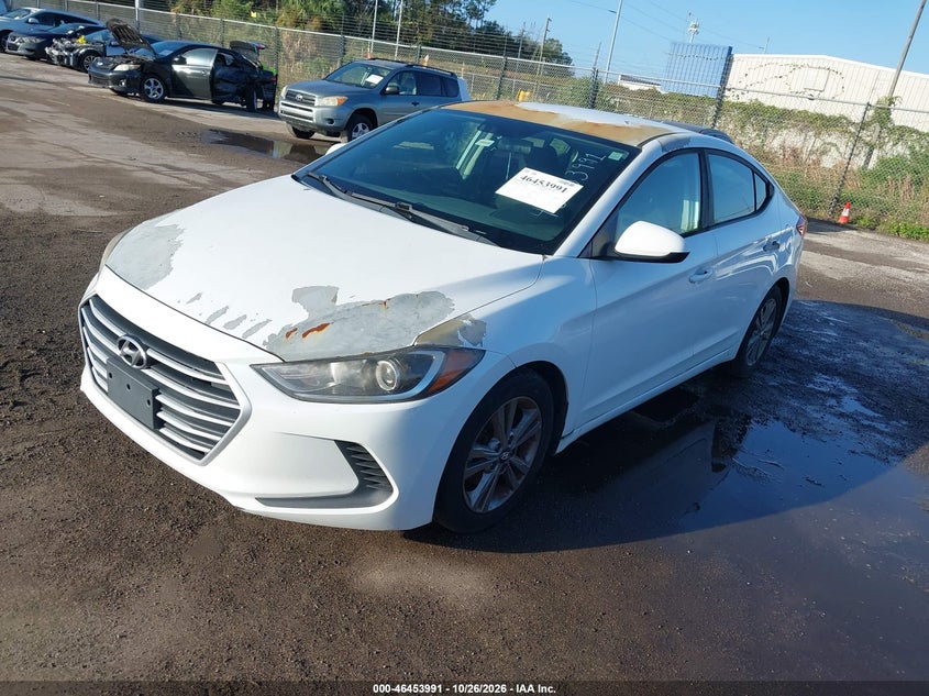 Vin: 5npd84lf5jh312806, lot: 46954367, hyundai elantra sel 20182
