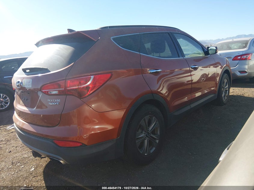 Vin: 5xyzu3lbxgg313698, lot: 46954555, hyundai santa fe sport 2.4l 20164