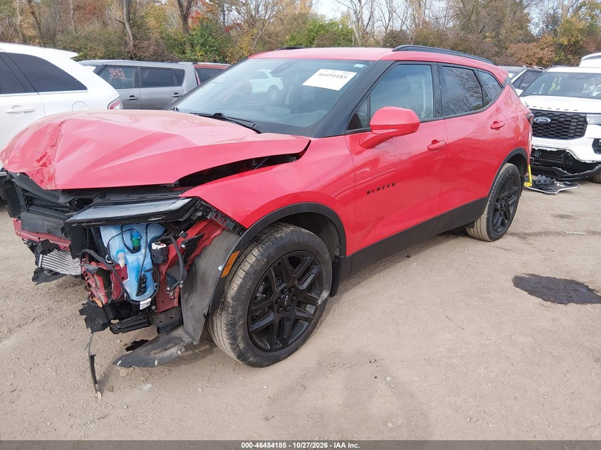 Vin: 3gnkbcr45rs134705, lot: 46954561, chevrolet blazer fwd 2lt 20242