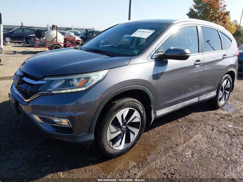 Vin: 5j6rm4h98gl125921, lot: 46954625, honda cr-v touring 20162