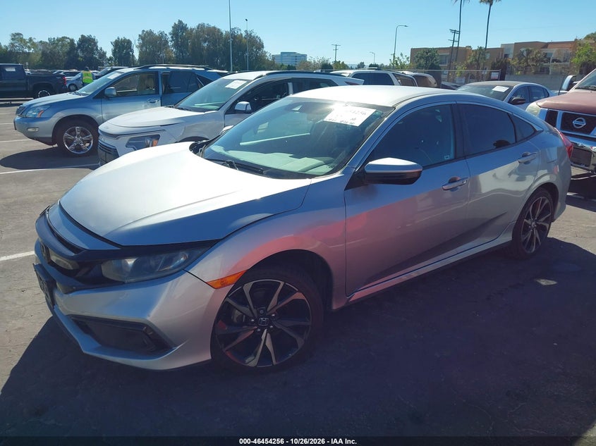 Vin: 2hgfc2f87kh603330, lot: 46954632, honda civic sport 20192