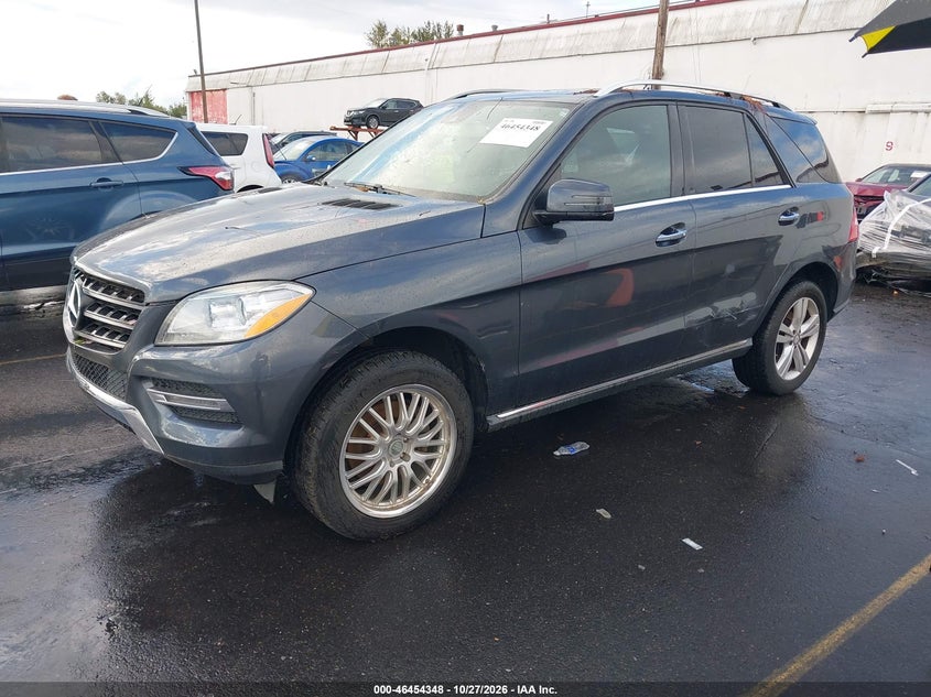 2014 Mercedes-Benz Ml 350 4Matic, Обычный износ, IAAI, VIN 4JGDA5HBXEA348175 — фото 2
