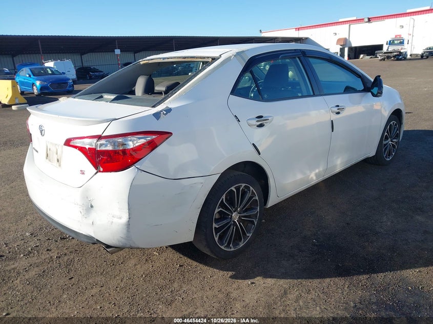 Vin: 5yfburhe0gp548906, lot: 46954800, toyota corolla s plus 20164