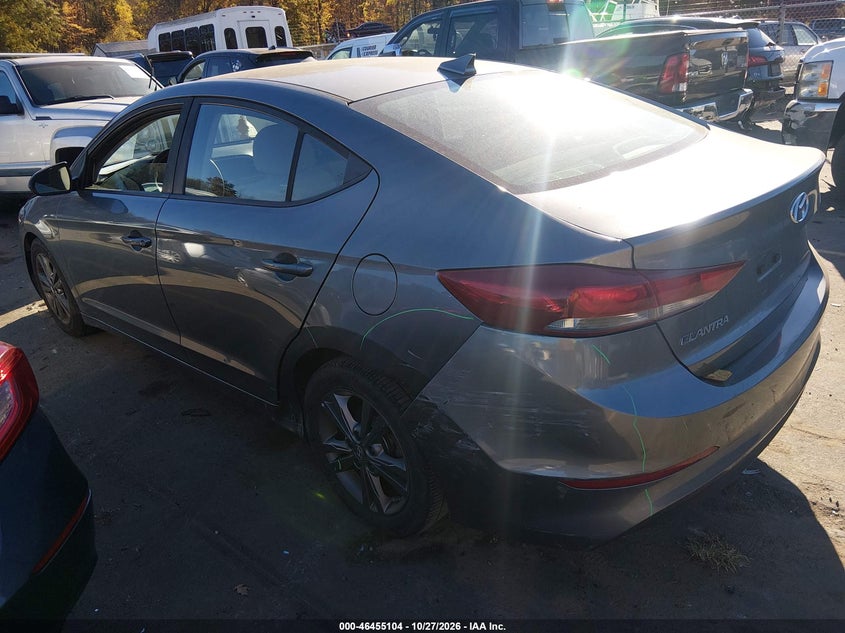 Vin: 5npd84lfxjh300814, lot: 46955480, hyundai elantra sel/value/limited 20183