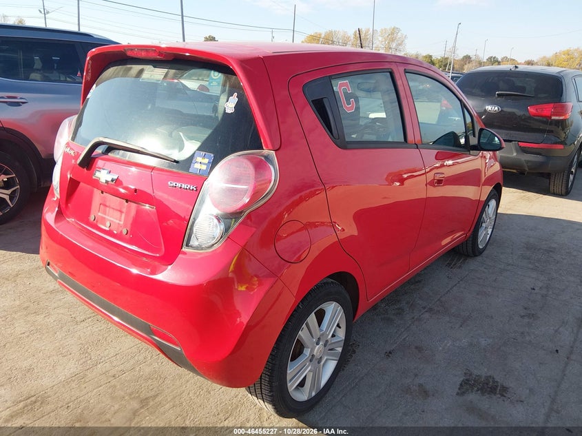 Vin: kl8cd6s95ec494032, lot: 46955604, chevrolet spark 1lt auto 20144