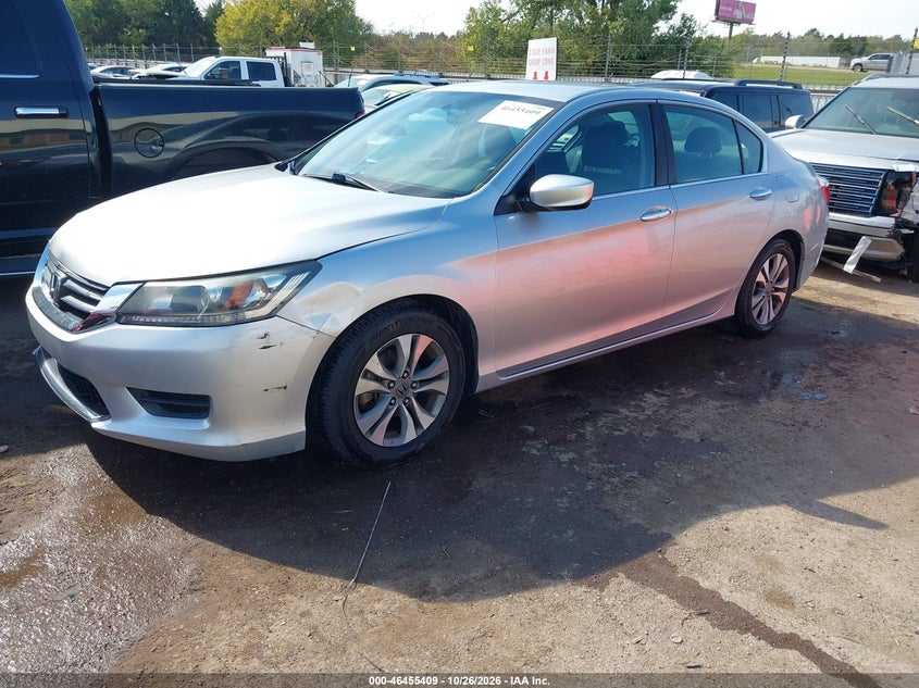 Vin: 1hgcr2f33ea038938, lot: 46955785, honda accord lx 20142