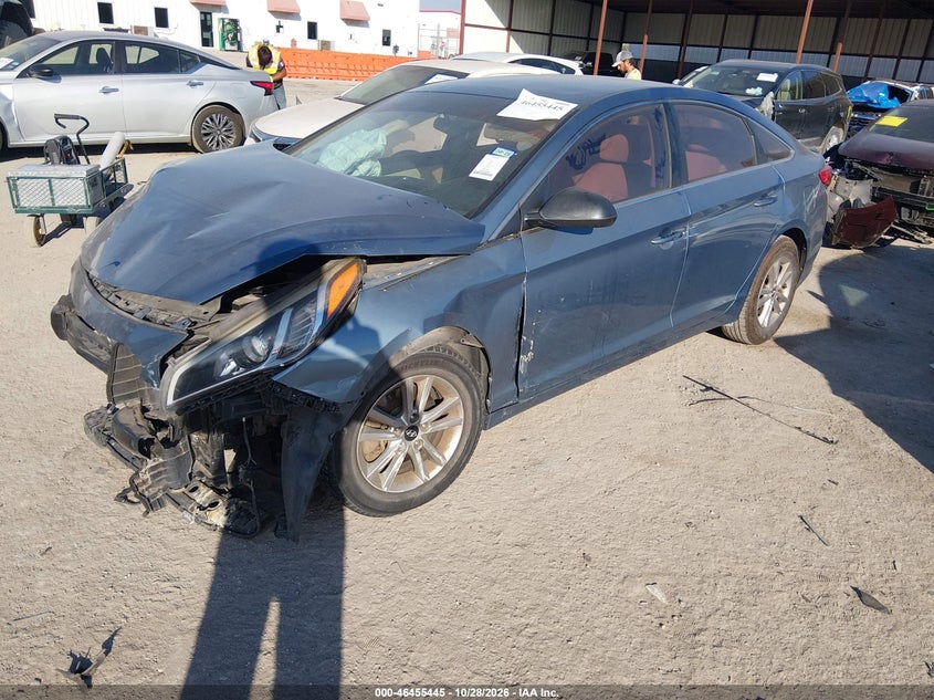 Vin: 5npe24af6hh515237, lot: 46955821, hyundai sonata 20172