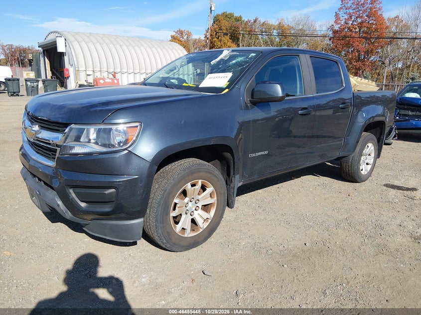2019 Chevrolet Colorado Lt, Front & Rear, IAAI, VIN 1GCGSCEA6K1119762 — photo 2