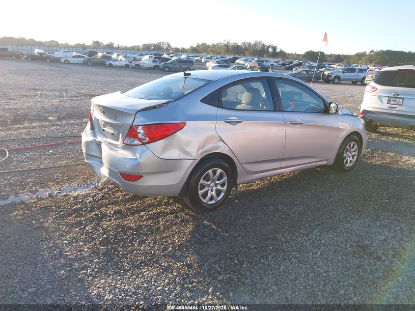 Vin: kmhct4ae4du323368, lot: 46955860, hyundai accent gls 20134