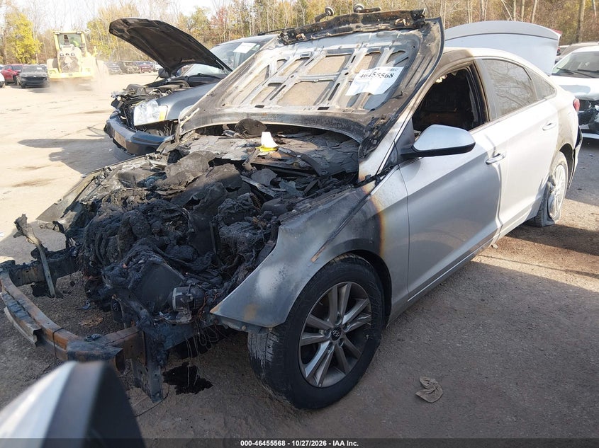 Vin: 5npe24af8hh533805, lot: 46955944, hyundai sonata 20172