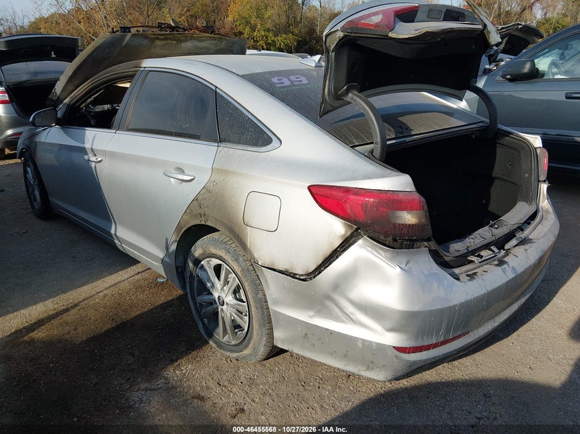 Vin: 5npe24af8hh533805, lot: 46955944, hyundai sonata 20173