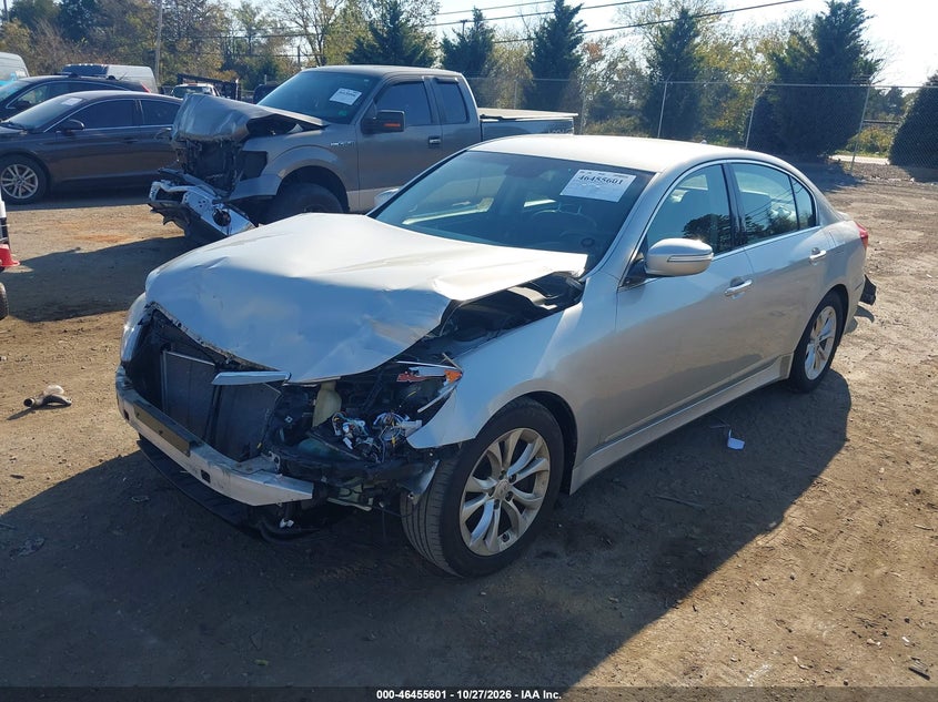 Vin: kmhgc4ddxcu182650, lot: 46955977, hyundai genesis 3.8 20122