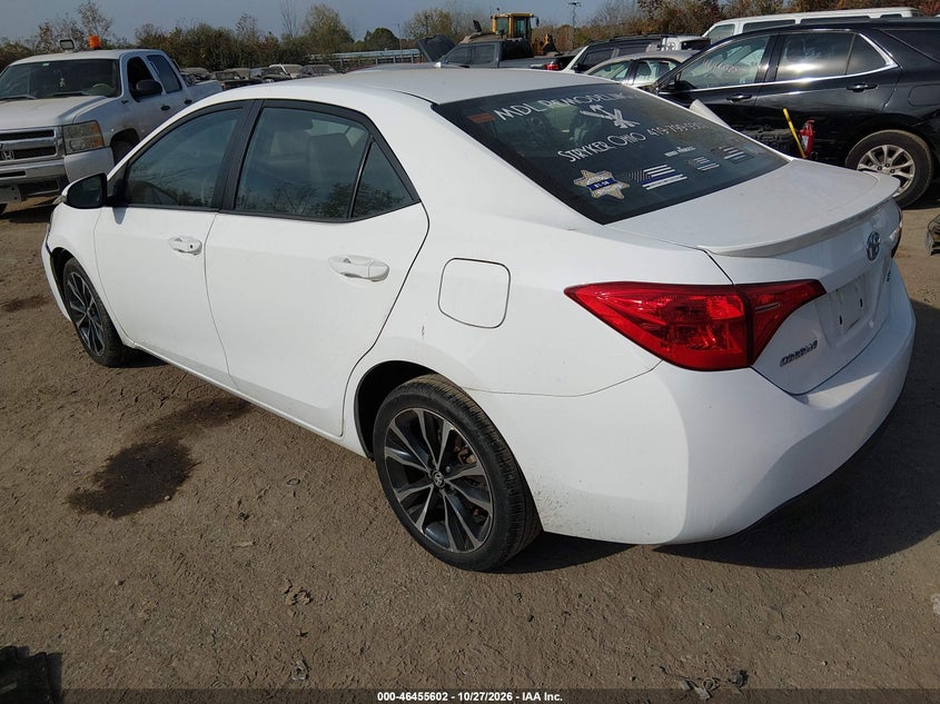Vin: 2t1burhe7hc879371, lot: 46955978, toyota corolla se 20173