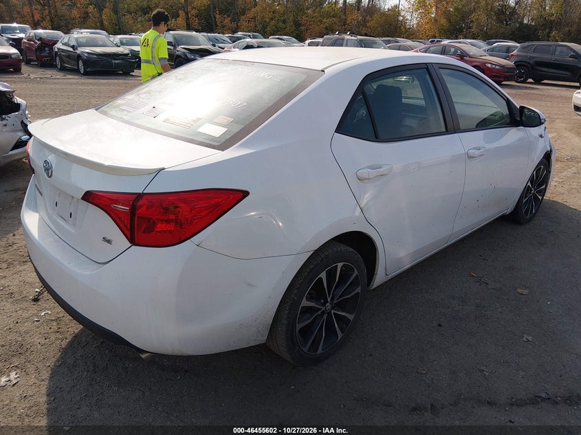 Vin: 2t1burhe7hc879371, lot: 46955978, toyota corolla se 20174