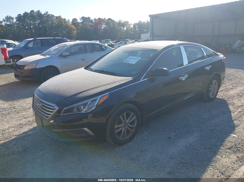 Vin: 5npe24af1gh292409, lot: 46956331, hyundai sonata se 20162
