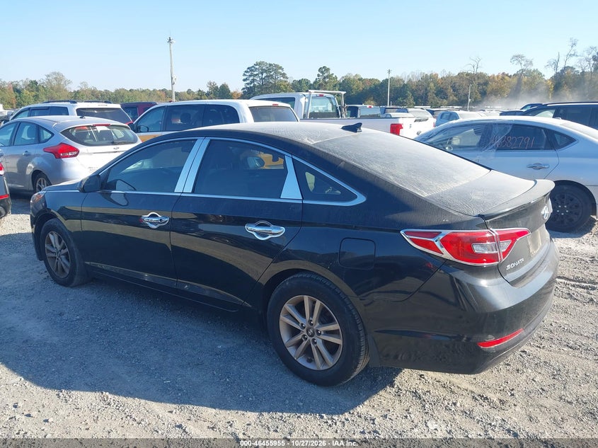 Vin: 5npe24af1gh292409, lot: 46956331, hyundai sonata se 20163