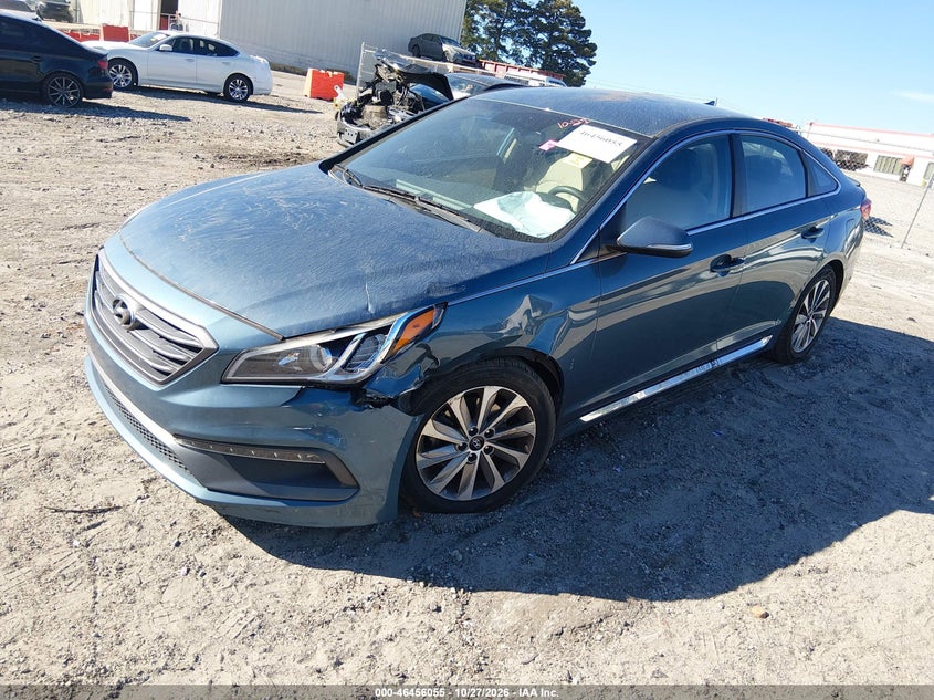 Vin: 5npe34af1gh404400, lot: 46956431, hyundai sonata sport 20162